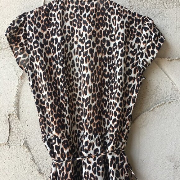 Reformation Leopard Print Oyster Dress Size S - Picture 11 of 15